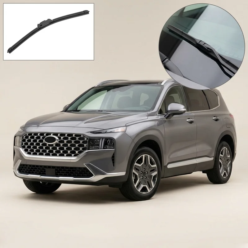 Passenger Side Wiper Blade for Hyundai Santa Fe (2001 - 2025) - 1